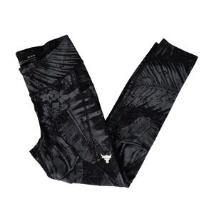 Under‎ Armour Project Rock HeatGear Compression Leggings Womens M Workout Pants